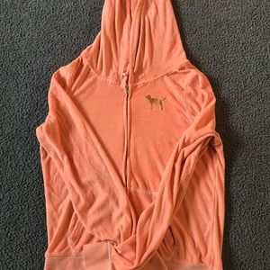 VS terry cloth zip up